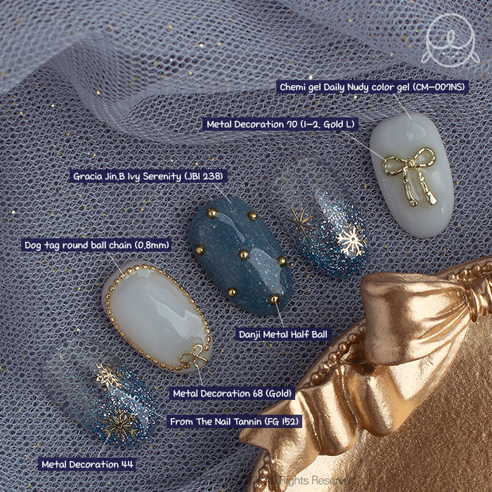 Gracia Jin.B Ivy Serenity 10 Colors Set - danjinail