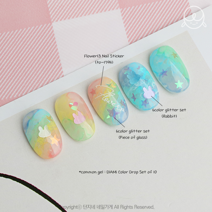 DIAMI Color Drop Set of 10 (8 liquid colors + 2 glitters