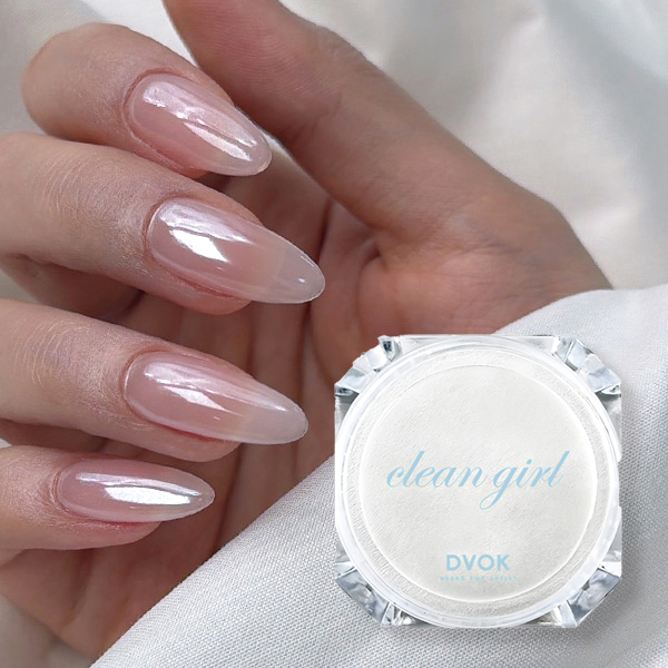 디보크 클린걸 유리알 글레이즈드 네일파우더
