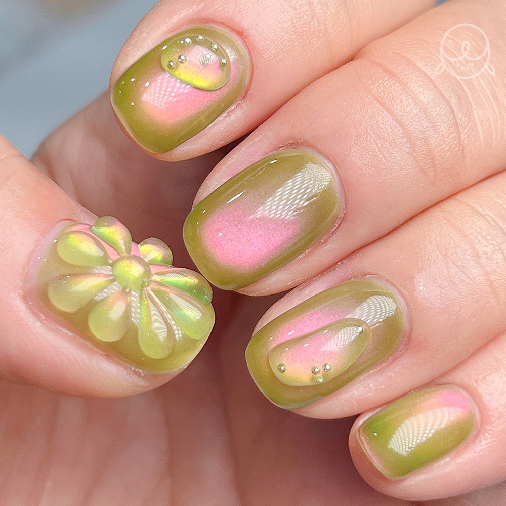 과일 자석젤 구아바 포도 샤인머스켓 네일 마그넷젤 3종세트