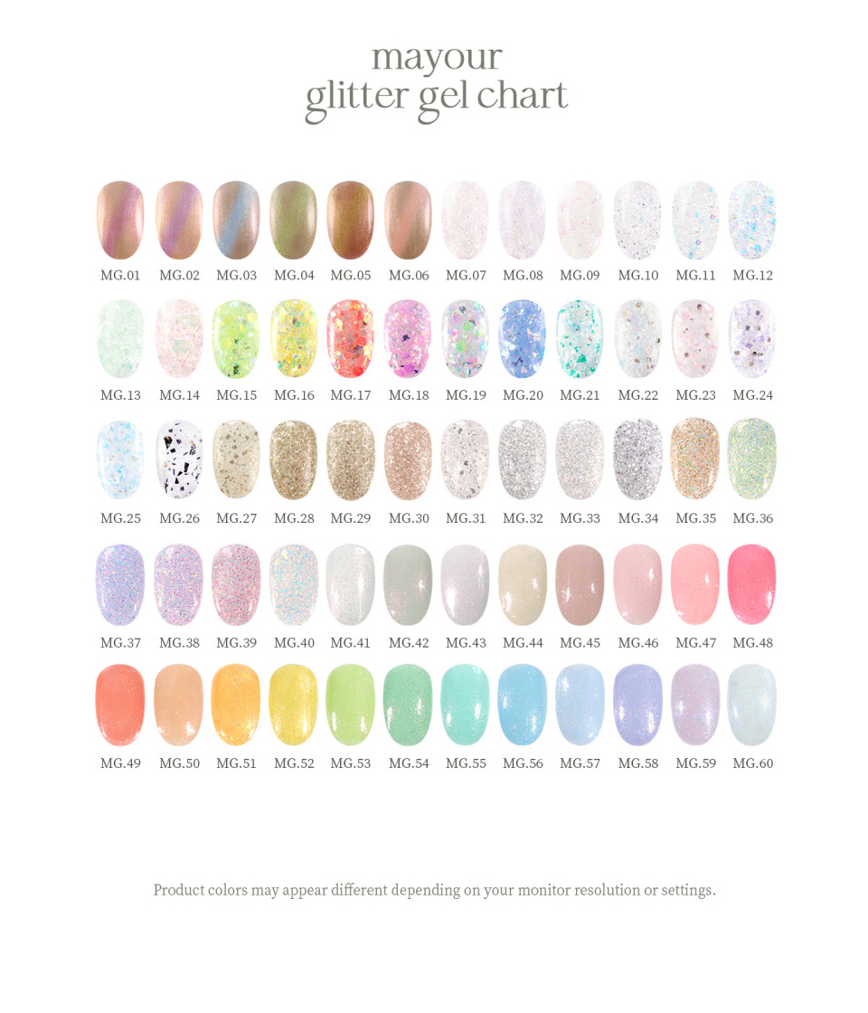 Mayour Glitter Gel MG58