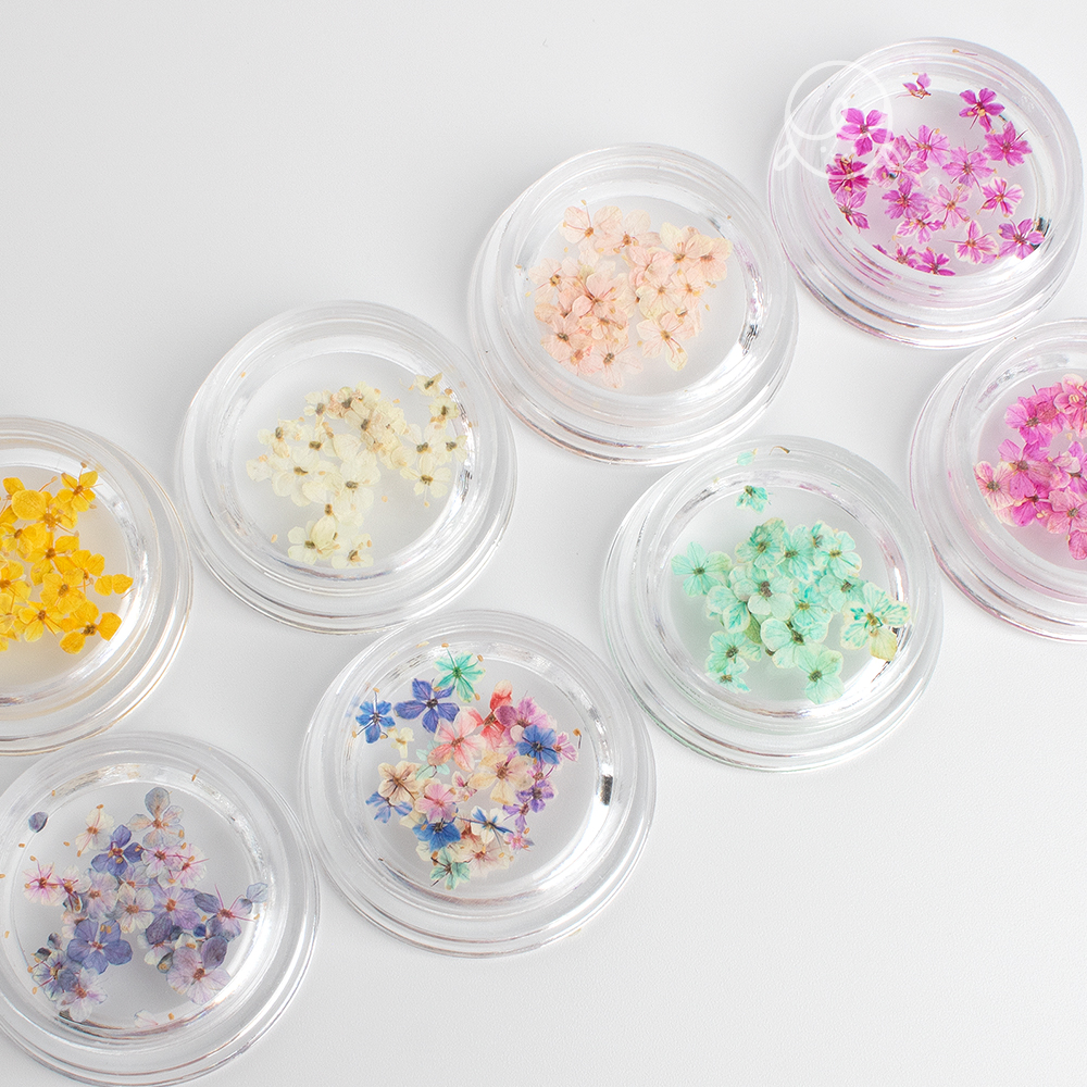 부케 플라워 네일생화 봄네일 드라이플라워 8종세트