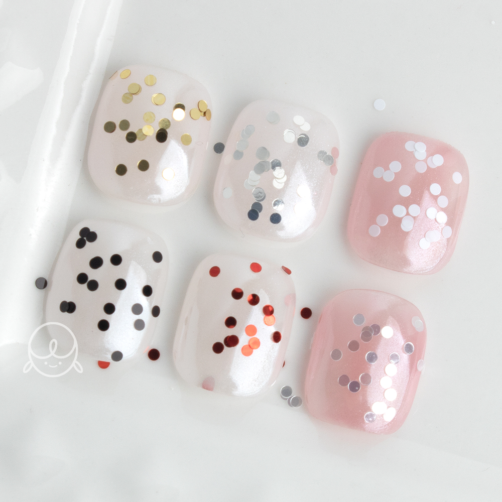 초미니 원형 네일글리터 단품