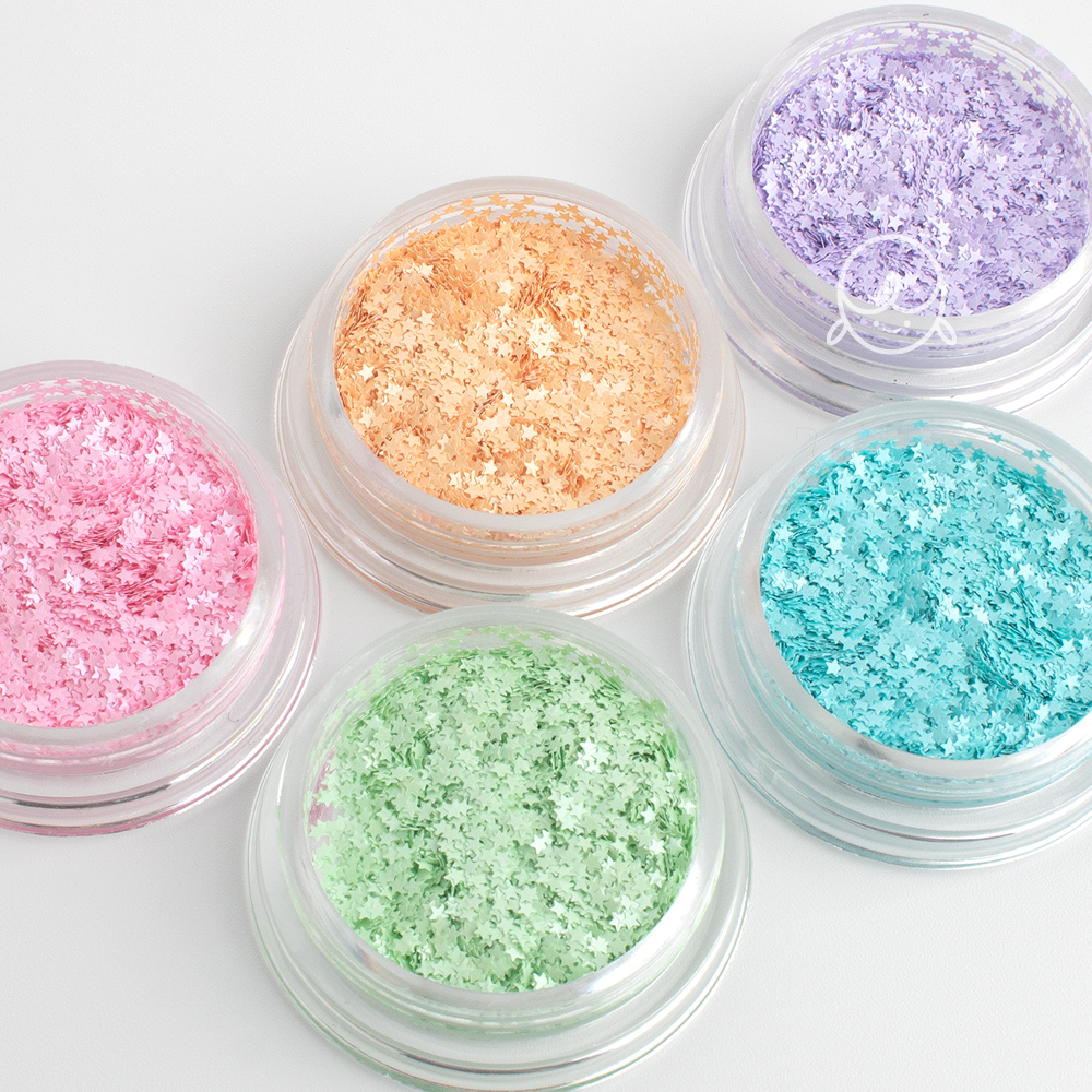 초미니 파스텔 별 네일글리터 단품