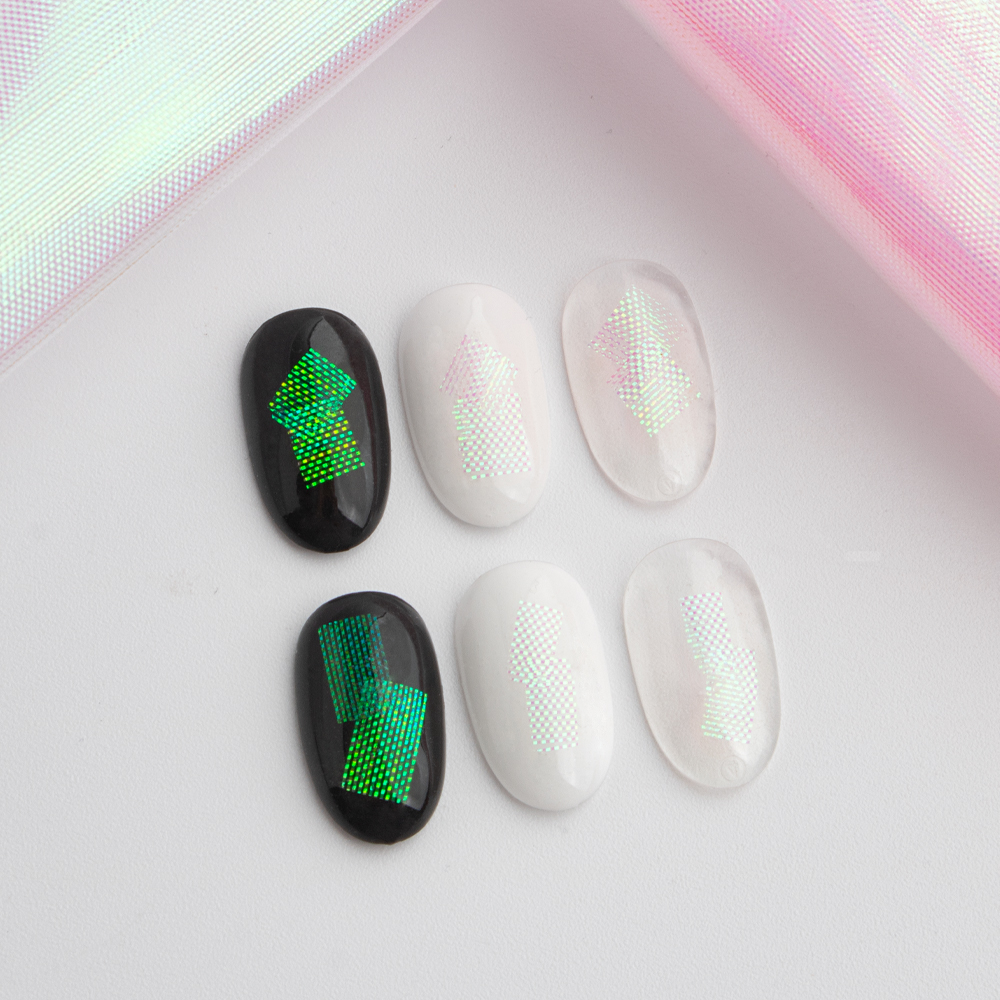 오로라레인 네일메쉬 시스루 원단 망사네일(단품/10종세트)