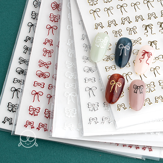 모양109 러블리 리본모음 네일스티커