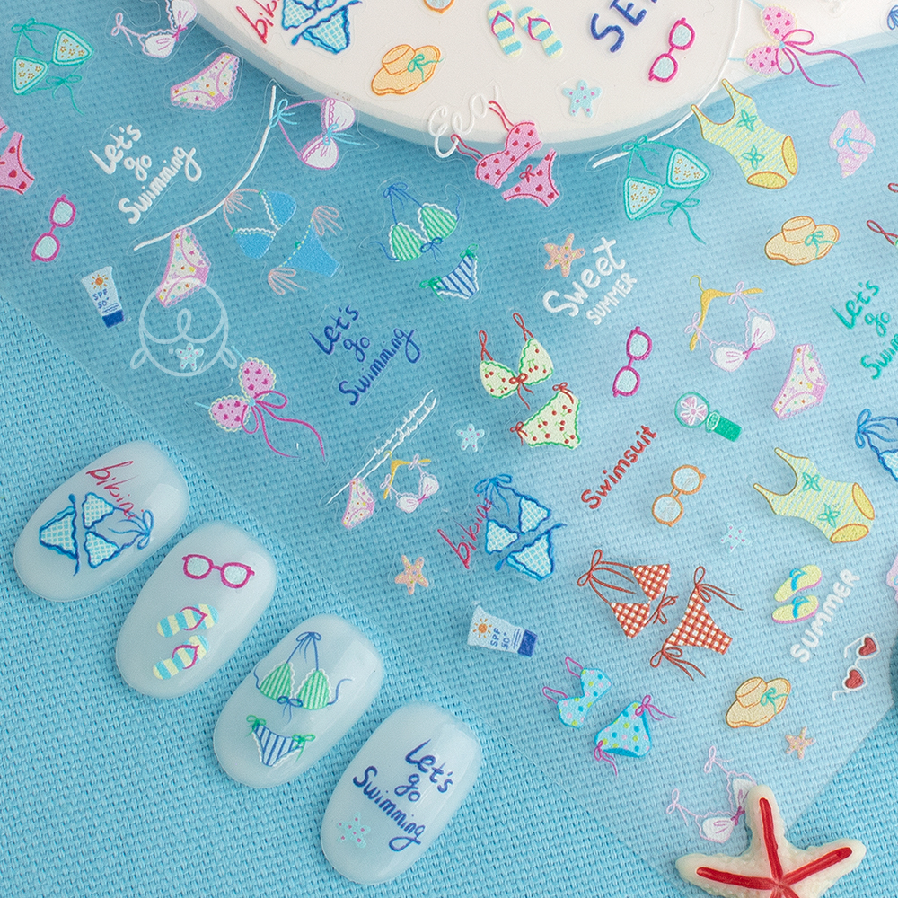 모양149 비키니 네일스티커 (to-5139)