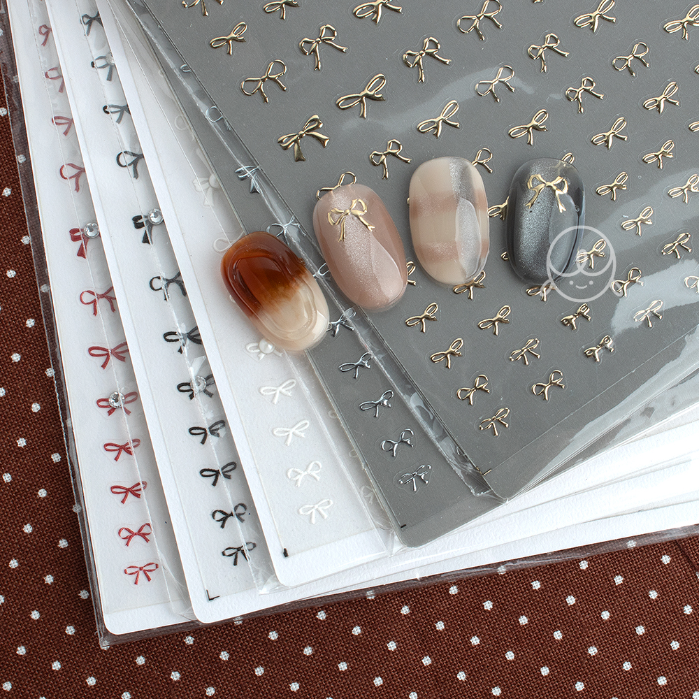 모양155 믹스리본 네일스티커