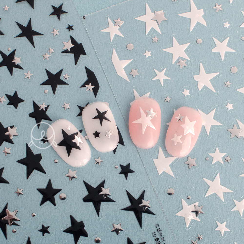 모양160 오로라별 네일스티커 (to5346)