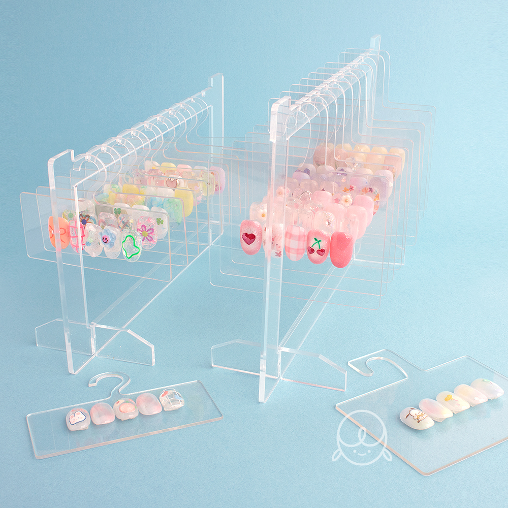 옷걸이 네일디스플레이 네일샵 네일아트팁 차트판