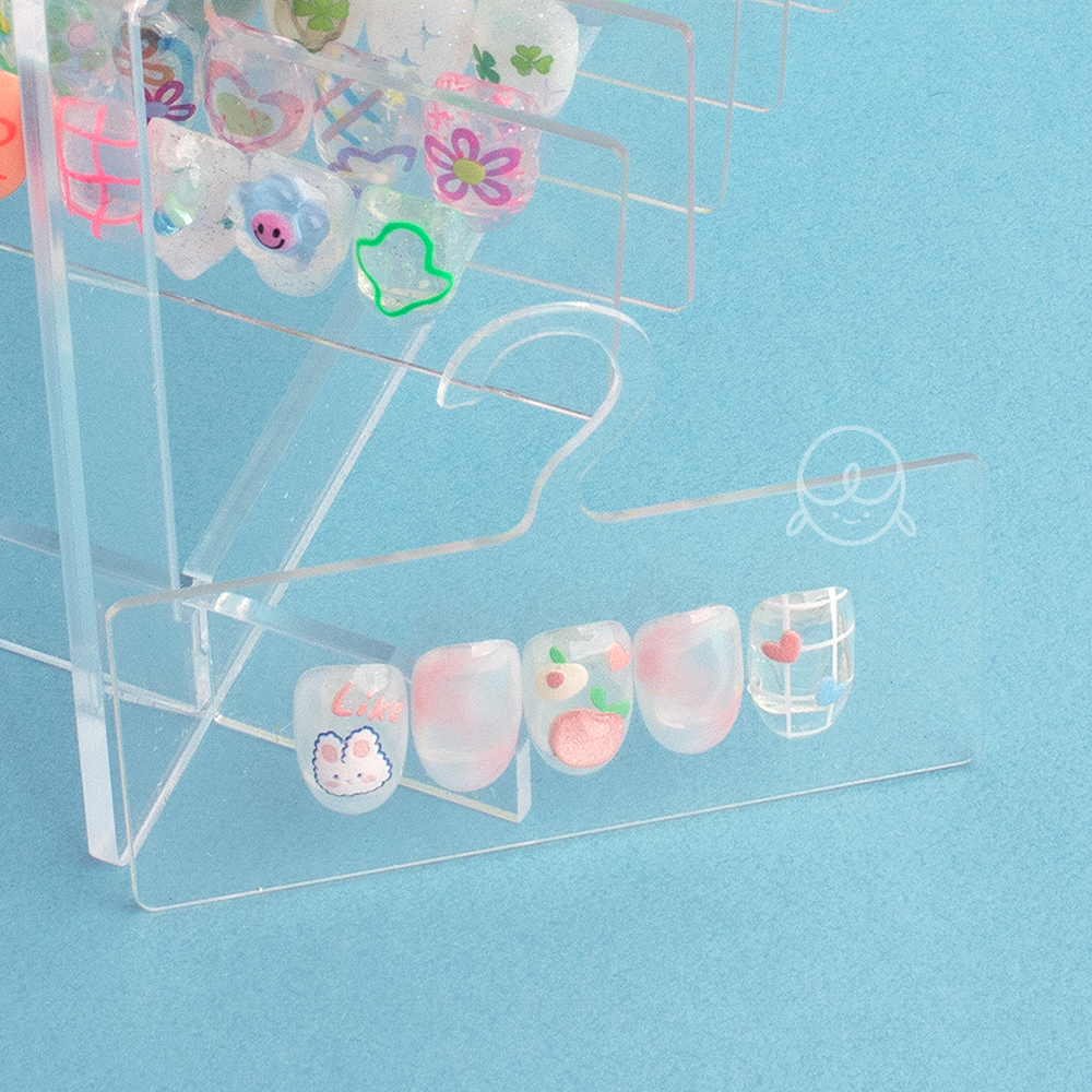 옷걸이 네일디스플레이 네일아트팁 차트판 리필(1장)