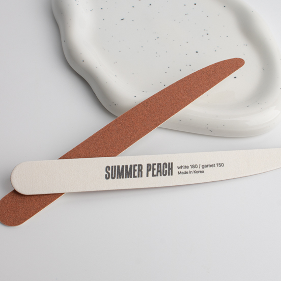 썸머피치 나이프 네일파일 손톱정리 양면파일 국산150/180