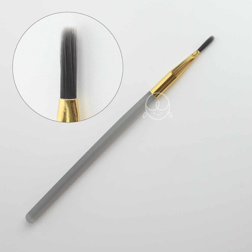 체크 네일브러쉬 패턴 셀프네일붓