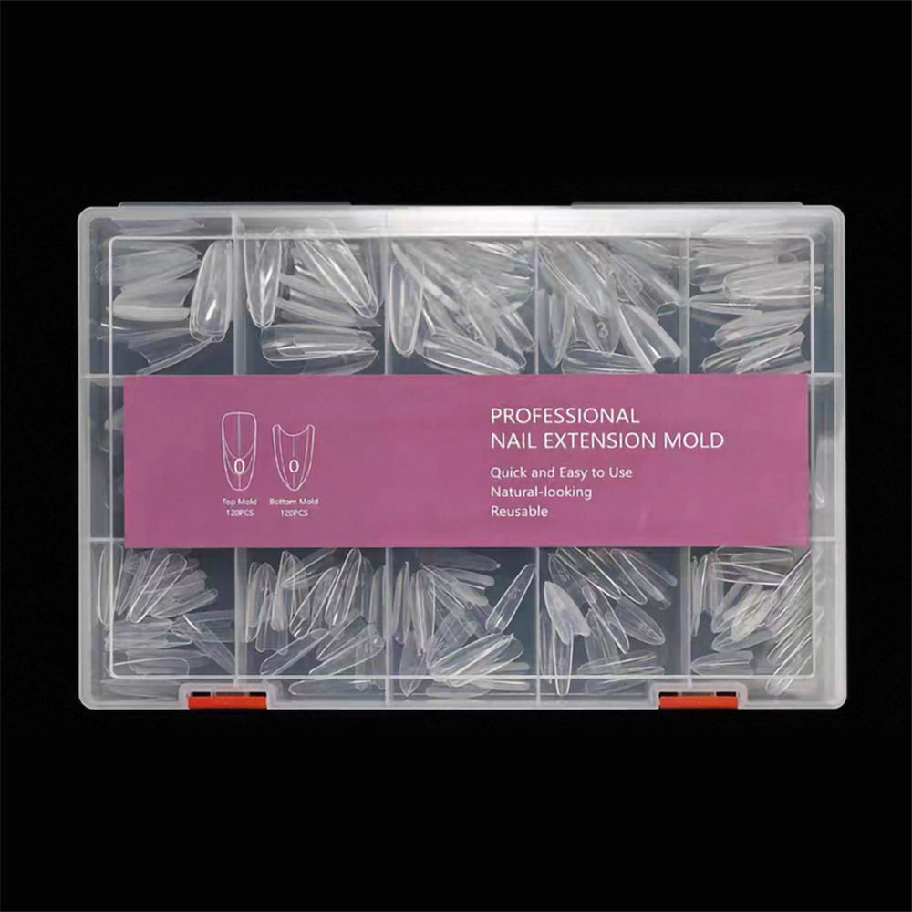 엔리안 더블 샌드위치 네일팁 아몬드팁 (240pcs)
