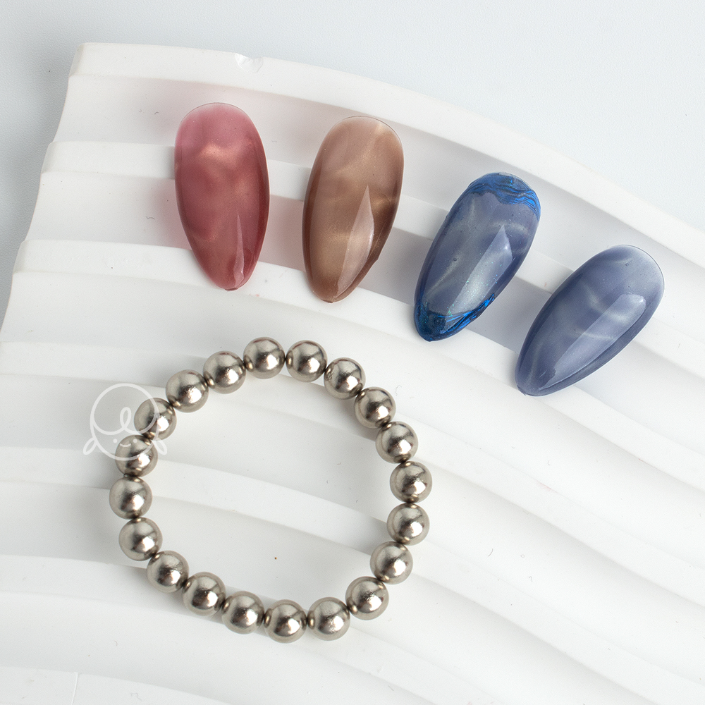 물결 구슬 네일자석 파도네일