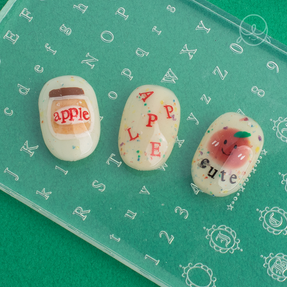 이니셜 알파벳 네일몰드 파츠몰드