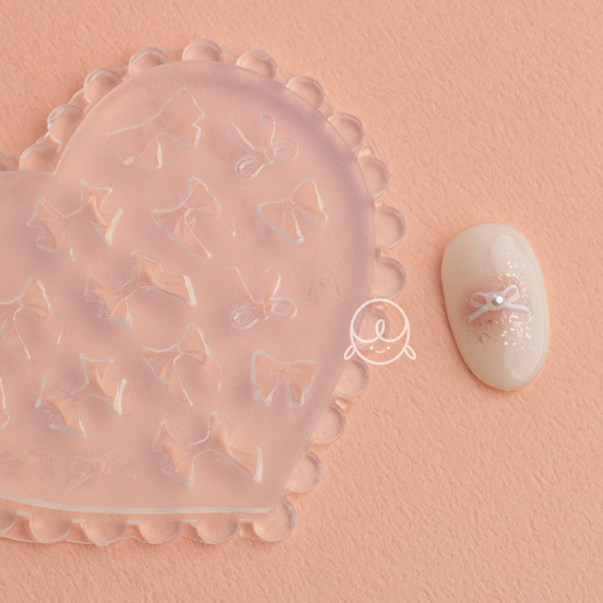 프린세스 리본 네일몰드 파츠몰드