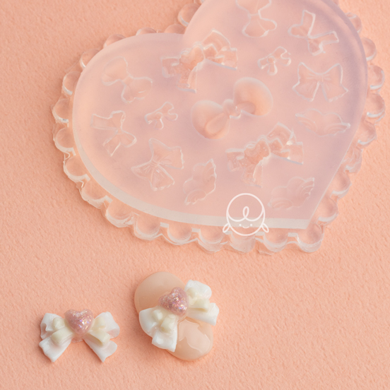 세일러 하트리본 네일몰드 파츠몰드