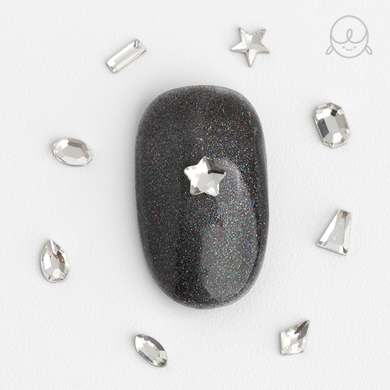 초미니 팬시 네일스톤 네일파츠 크리스탈 9종세트(각 약100개입)