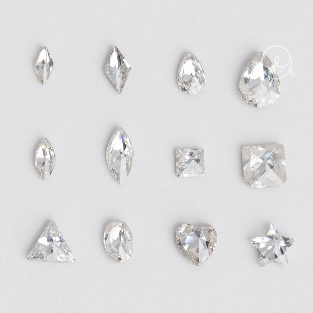 초미니 지르콘 네일스톤 네일파츠 크리스탈 단품 (약50개입)