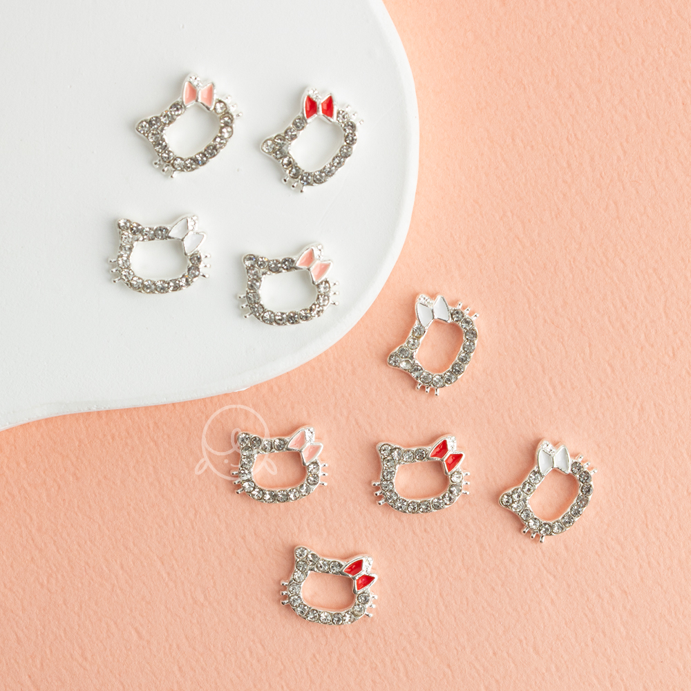 큐빅178 프레임 고양이 네일파츠 (2개입)