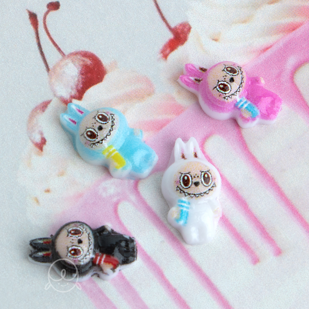 데코180 깜찍 도깨비 네일파츠 (5개입)