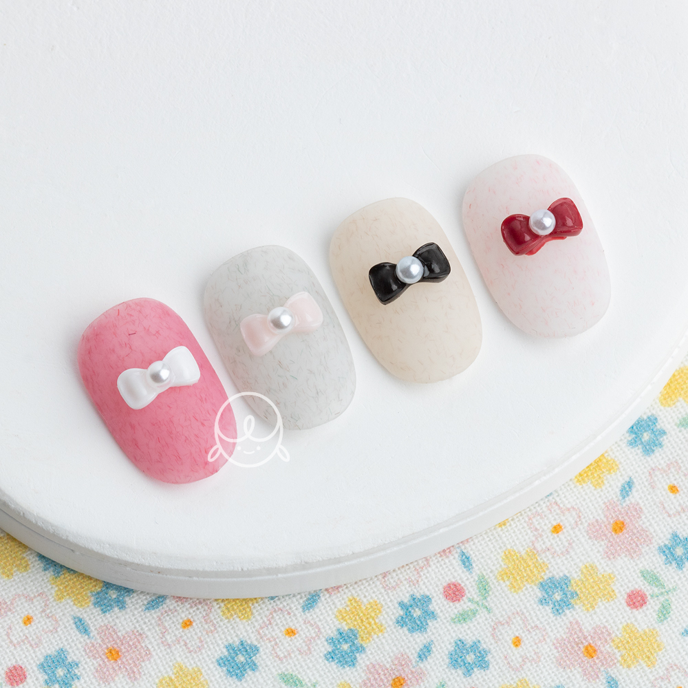 데코222 진주리본 네일파츠 (10개입)