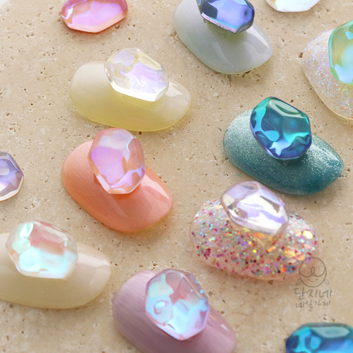 데코39 얼음 덩어리 네일파츠 (5개입)