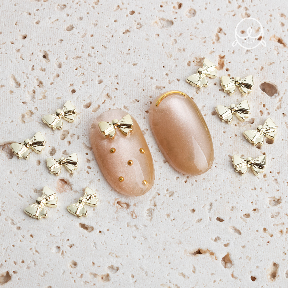 메탈91 나비 리본 네일파츠 (10개입)