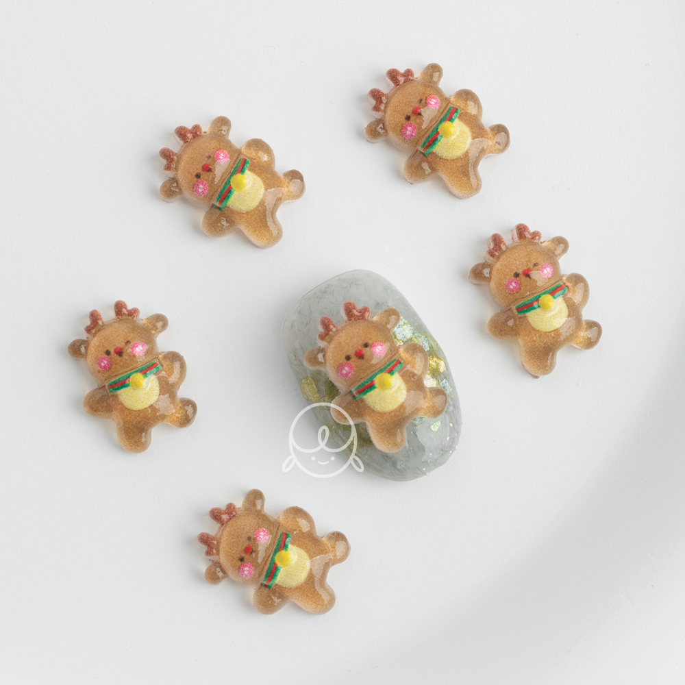 겨울파츠65 루돌프 네일파츠 (10개입)