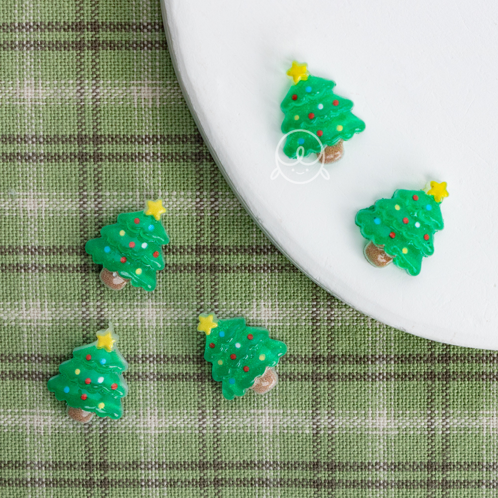 [신상할인] 겨울파츠67 트리 네일파츠 (10개입)