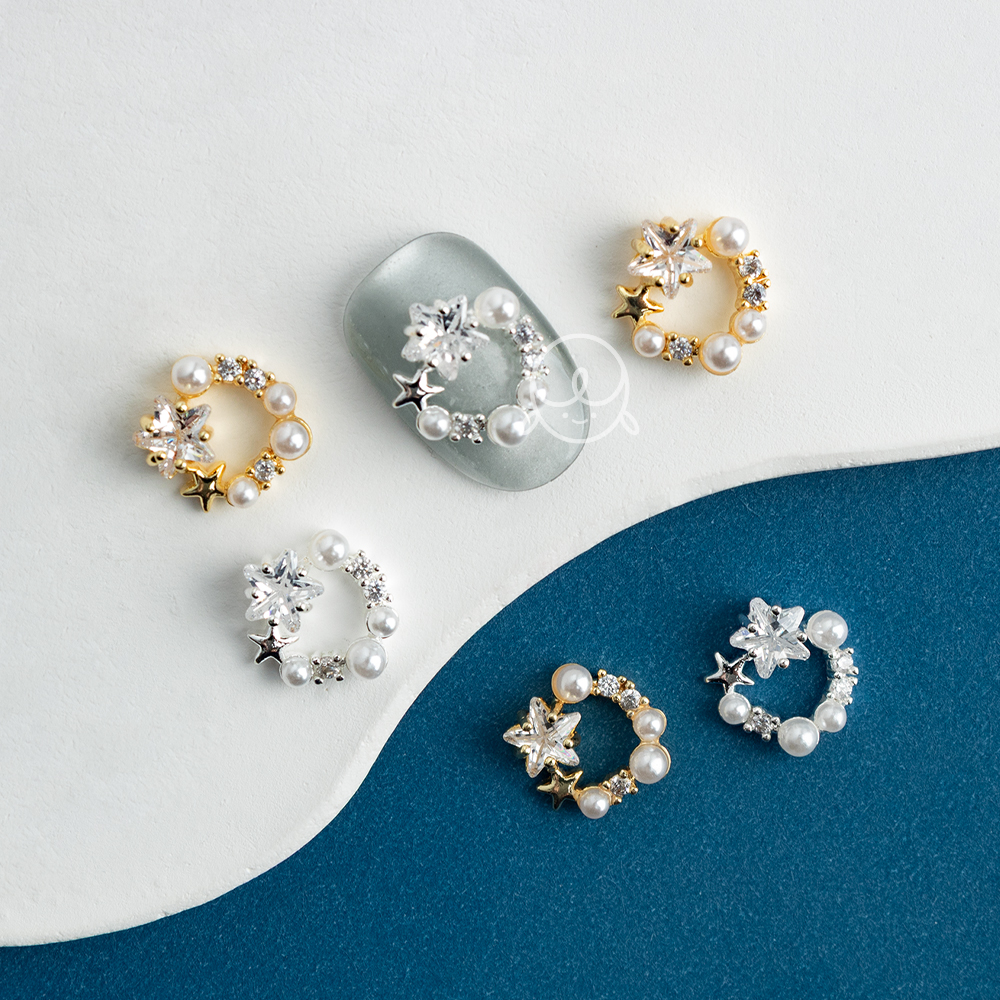 겨울파츠81 별진주리스 네일파츠