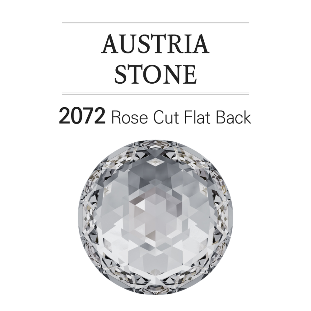 정품 오스트리아 평스톤 2072 (로즈컷)