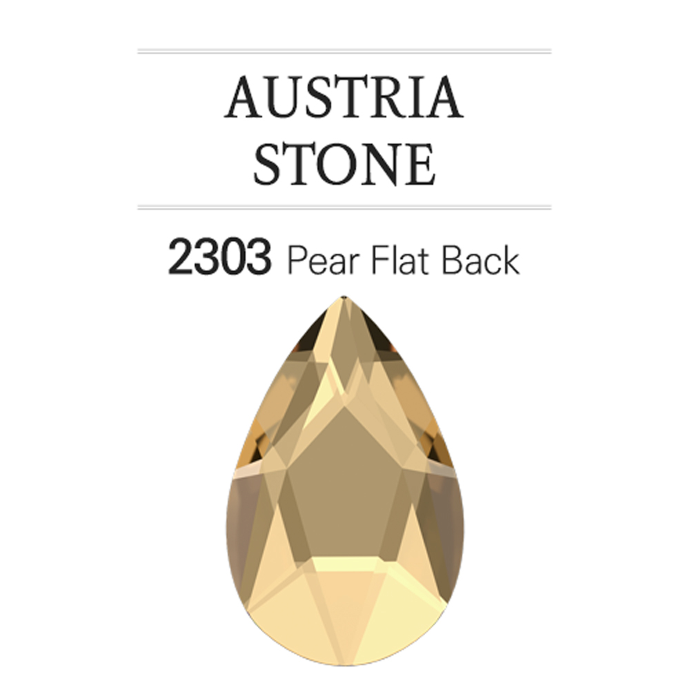 정품 오스트리아 평스톤 2303 (물방울 페어)