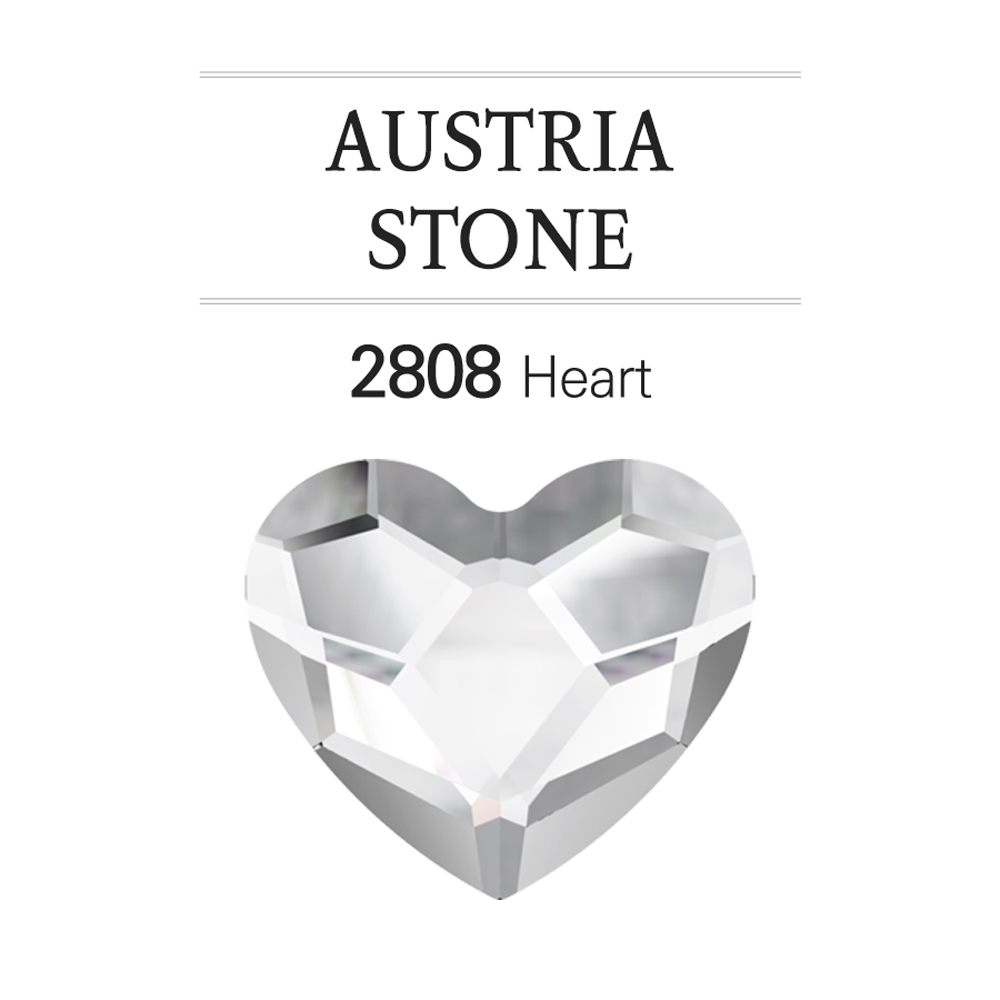 정품 오스트리아 평스톤 2808 (하트)