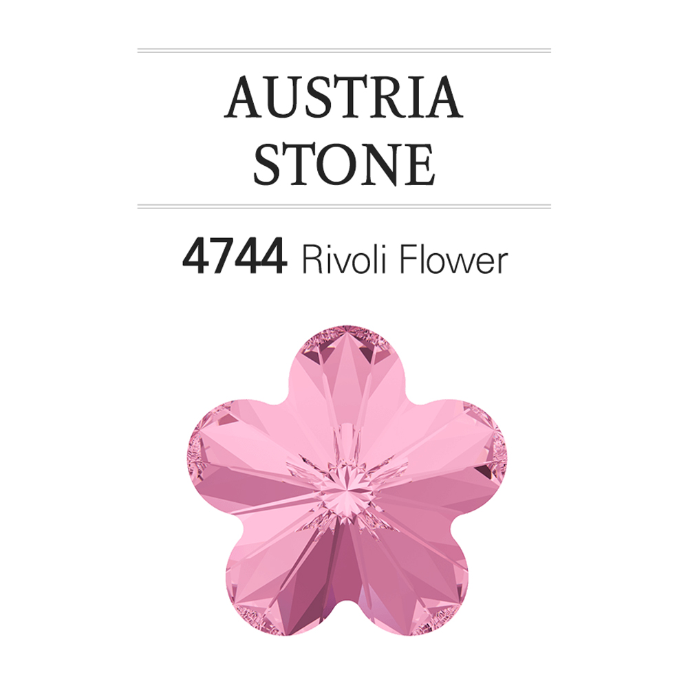 정품 오스트리아 팬시스톤 4744 (리볼리 플라워)